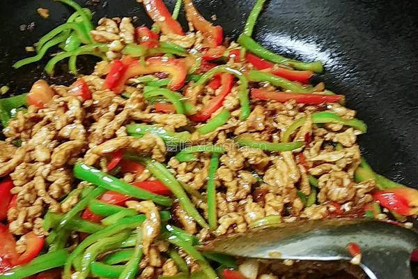 青椒肉丝的做法图解11