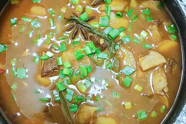 土豆烧牛腩的做法图解12