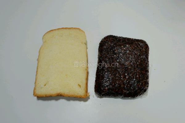 紫米三明治的做法图解1