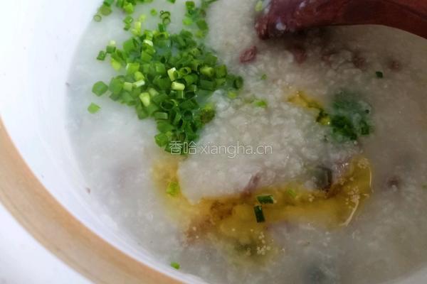 皮蛋瘦肉粥的做法图解6