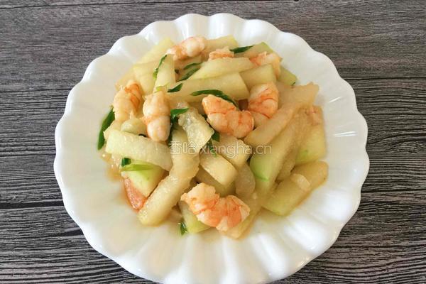虾仁冬瓜条的做法图解10