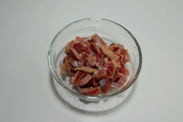 香辣孜然鸡胗的做法图解1