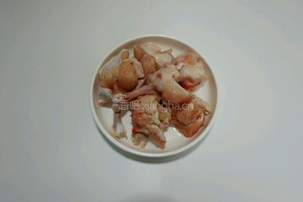 黄豆焖鸡锤的做法图解2