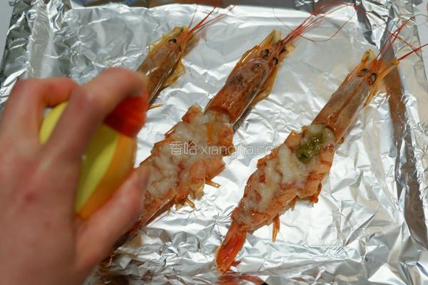 芝士焗阿根廷红虾的做法图解3