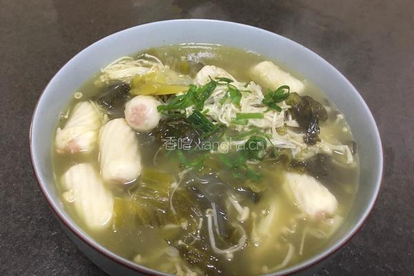 酸菜粉丝汤的做法图解10