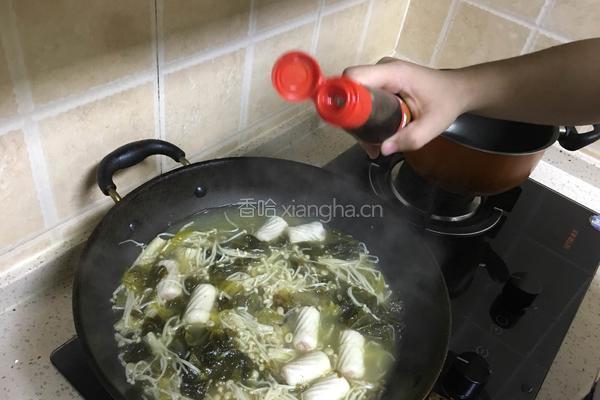 酸菜粉丝汤的做法图解9