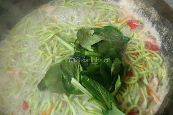蔬菜汤面的做法图解5