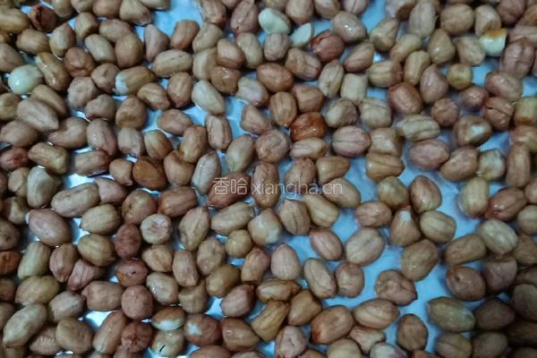 菠菜花生米的做法图解5