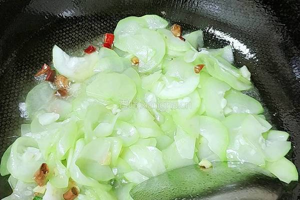 清炒葫芦的做法图解7