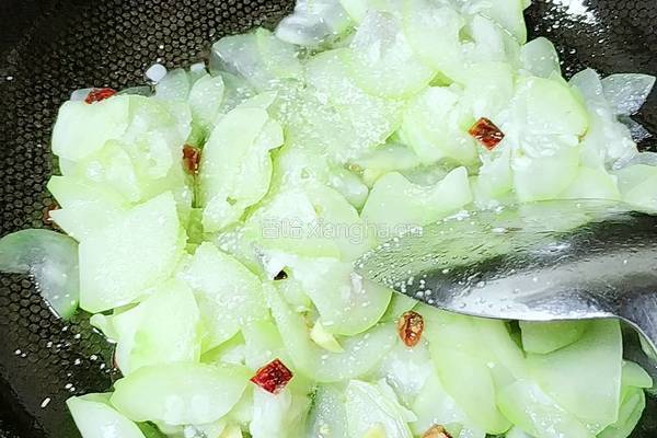 清炒葫芦的做法图解8
