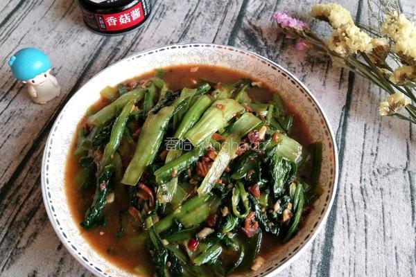 香菇酱炒小白菜的做法图解8