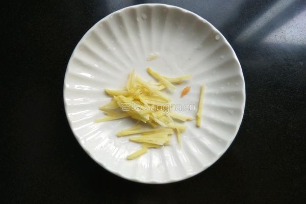 茭白炒肉丝的做法图解5
