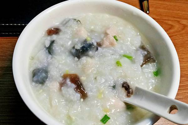 皮蛋瘦肉粥的做法图解9