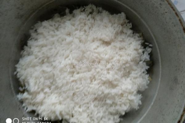 菜蒸饭的做法图解12