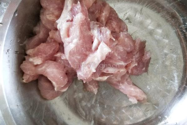 杏鲍菇炒肉的做法图解3