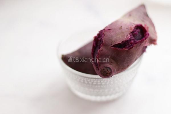 奶香紫薯血糯米糊的做法图解1