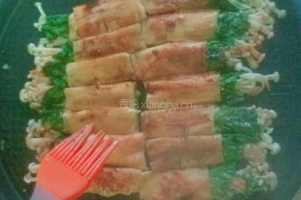 素煎豆卷金针菇的做法图解4