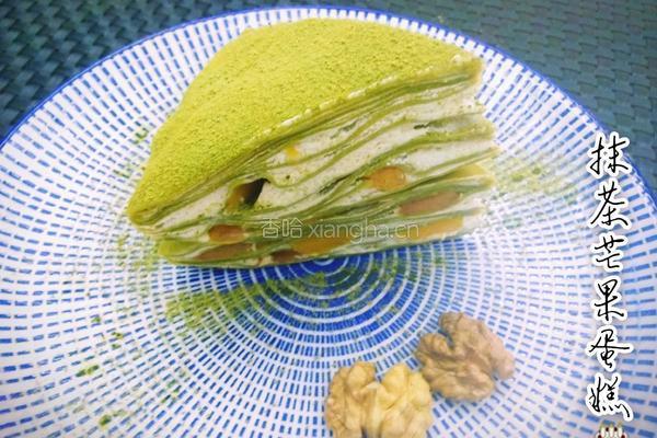 抹茶芒果千层蛋糕的做法图解13