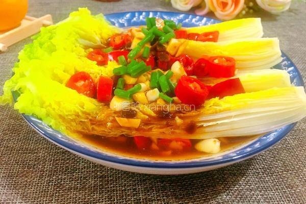 响油娃娃菜的做法图解1