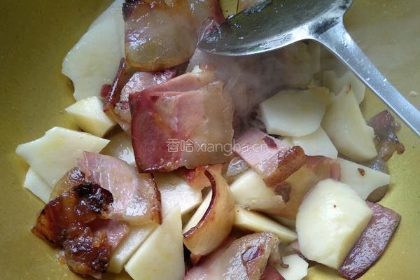 懒人电饭煲腊肉焖饭的做法图解10