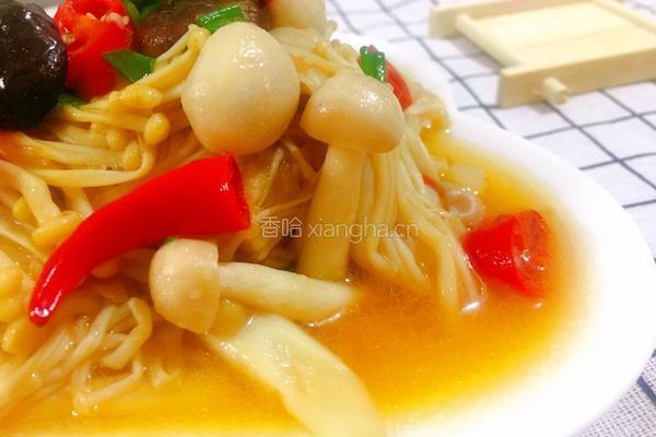 素炒三菇的做法图解1