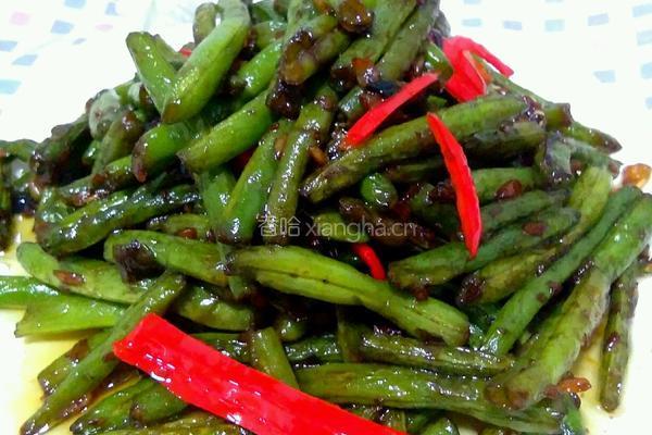 干煸四季豆的做法图解7