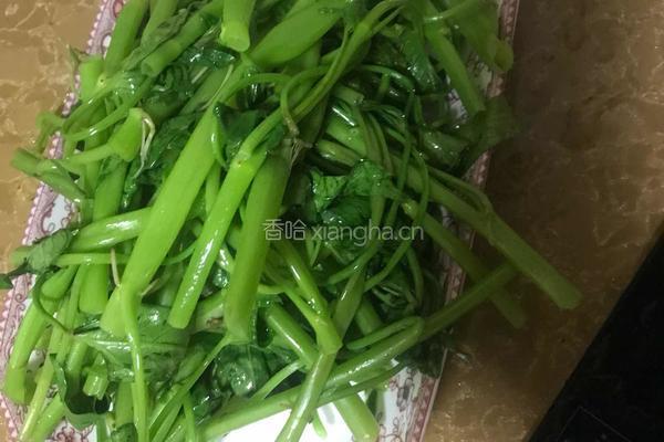 老友空心菜的做法图解3