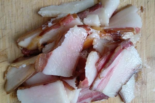 苦瓜炒腊肉的做法图解4