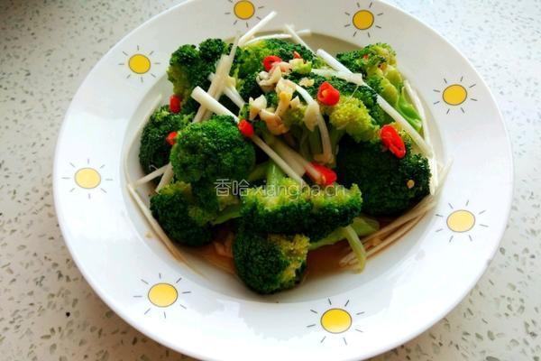 凉拌西兰花的做法图解7