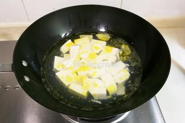 清香茼蒿豆腐的做法图解10