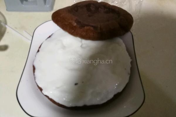 可可奶油冰淇淋蛋糕的做法图解8