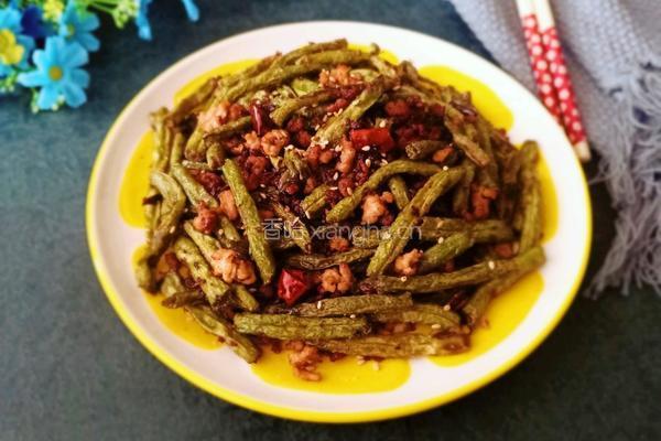 干煸豆角的做法图解5