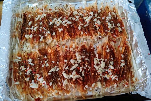 烤金针菇的做法图解4