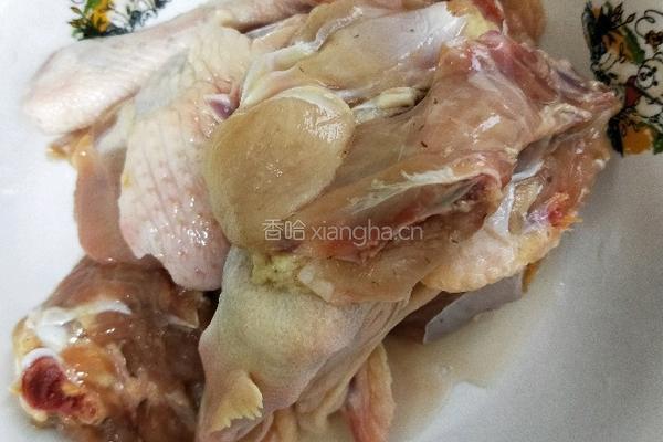 鸡肉炖土豆干的做法图解2