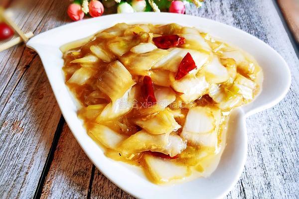 醋溜白菜邦的做法图解1
