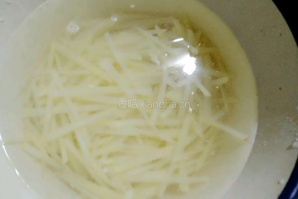 醋溜土豆丝的做法图解5