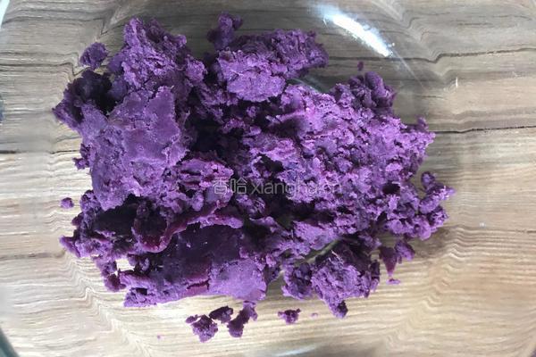 西米紫薯丸子的做法图解2