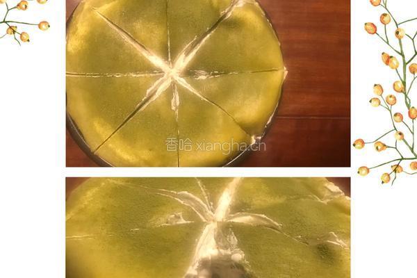 抹茶榴莲千层的做法图解12
