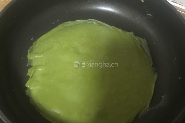 抹茶榴莲千层的做法图解6