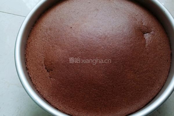 十寸可可戚风蛋糕坯的做法图解15