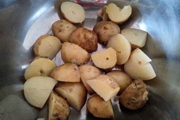 土豆豆沙饼的做法图解3
