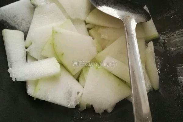 素炒冬瓜片的做法图解4