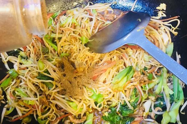 孜然肉丝炒细面的做法图解5