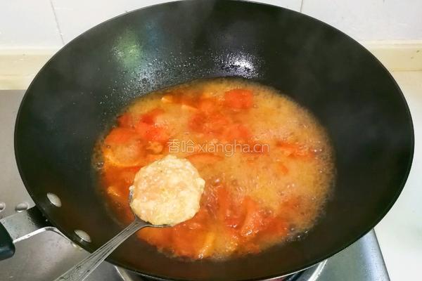 番茄汆肉圆的做法图解11