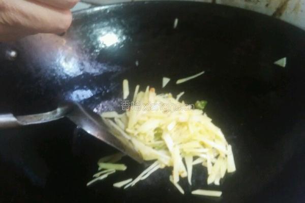 青椒土豆的做法图解8