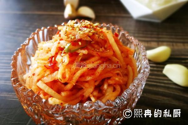 韩式辣萝卜丝（附送酸甜萝卜丝做法）的做法图解11