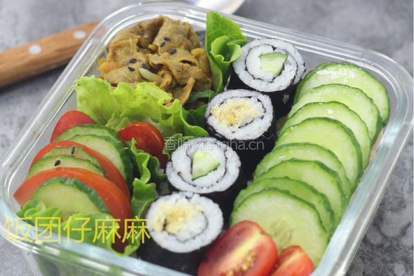 咖喱番茄肥牛便当的做法图解1