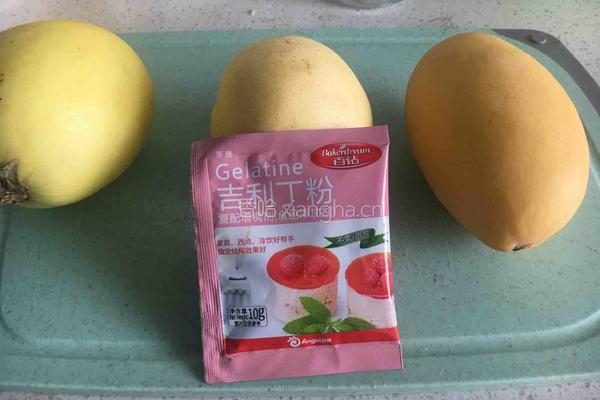 水果牛奶果冻的做法图解1