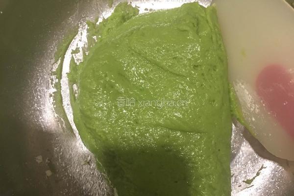 菠菜戚风蛋糕的做法图解5