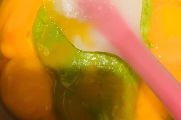 菠菜戚风蛋糕的做法图解7